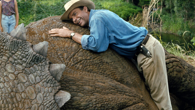 JURASSIC PARK, Sam Neill, 1993