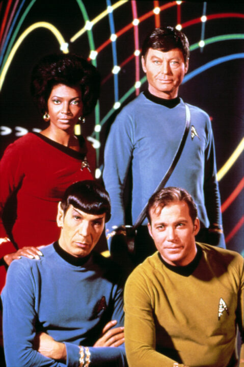 STAR TREK, Leonard Nimoy, William Shatner, DeForest Kelley &amp; Nichelle Nichols, 1966-69