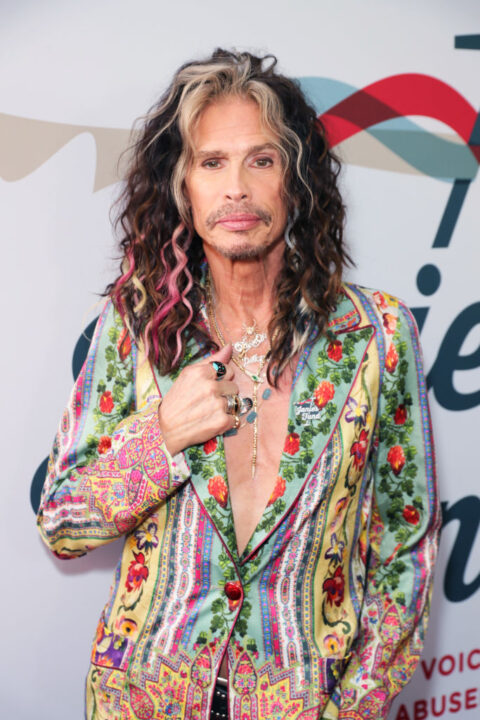 LOS ANGELES, CALIFORNIA - JANUARY 26: (L-R) Steven Tyler arrives at Steven Tyler's Third Annual Grammy Awards Viewing Party to benefit Janie’s Fund presented by Live Nation at Raleigh Studios on January 26, 2020 in Los Angeles, California