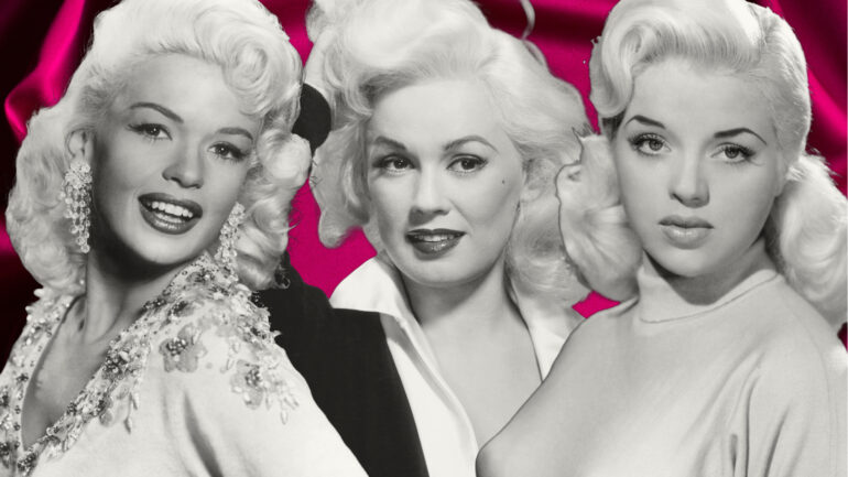 Jayne Mansfield, Mamie Van Dorren and Diana Dors collage