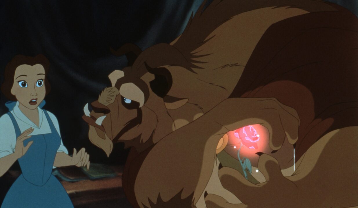 BEAUTY AND THE BEAST, BEAUTY AND THE BEAST, Beast (voice: Robby Benson), Belle (voice: Paige O'Hara), 1991. 