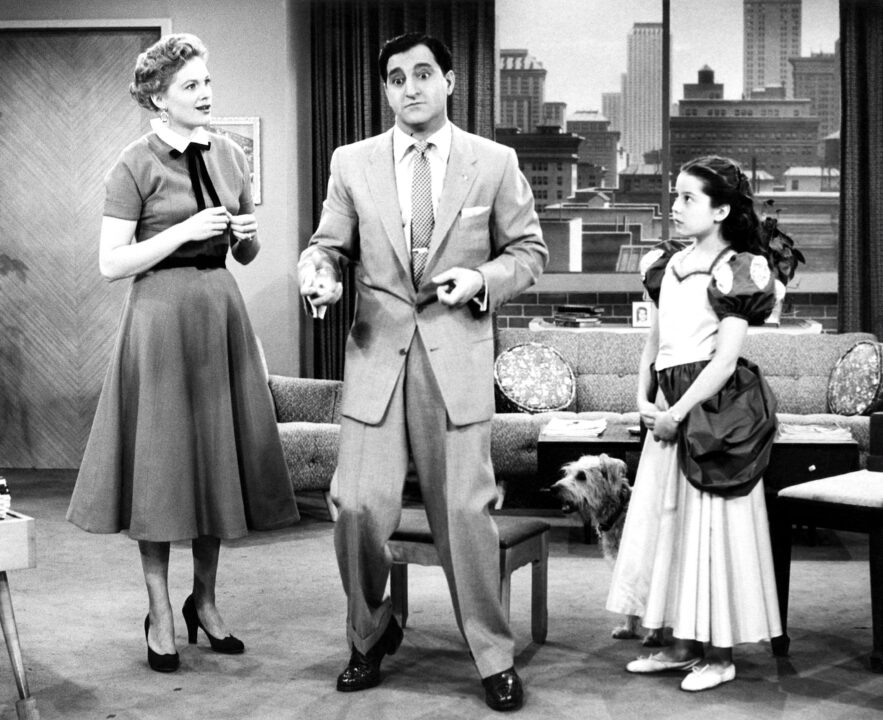 MAKE ROOM FOR DADDY, (aka THE DANNY THOMAS SHOW), from left, Jean Hagen, Danny Thomas, Sherry Jackson, 1953-65 (ca. 1955 photo)
