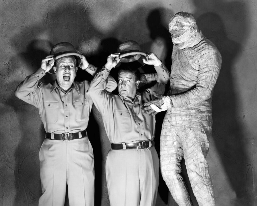 ABBOTT AND COSTELLO MEET THE MUMMY, Bud Abbott, Lou Costello, Eddie Parker, 1955