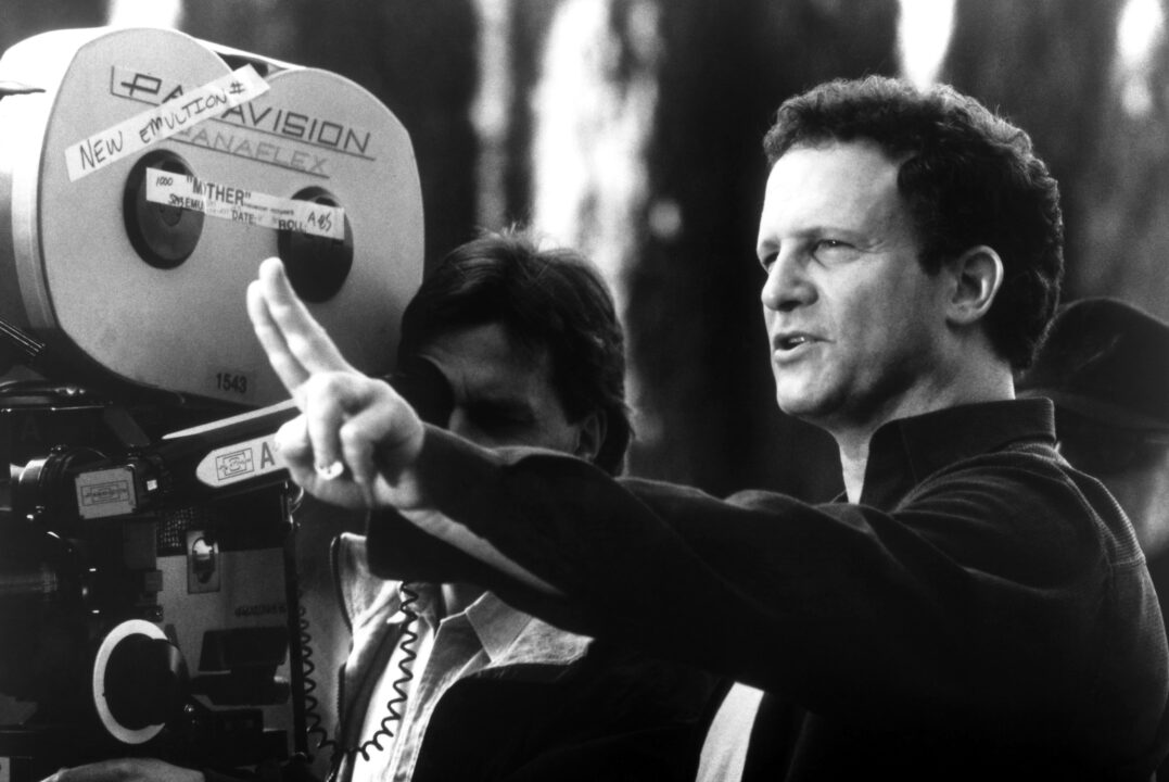 MOTHER, director and star Albert Brooks, on-set, 1996