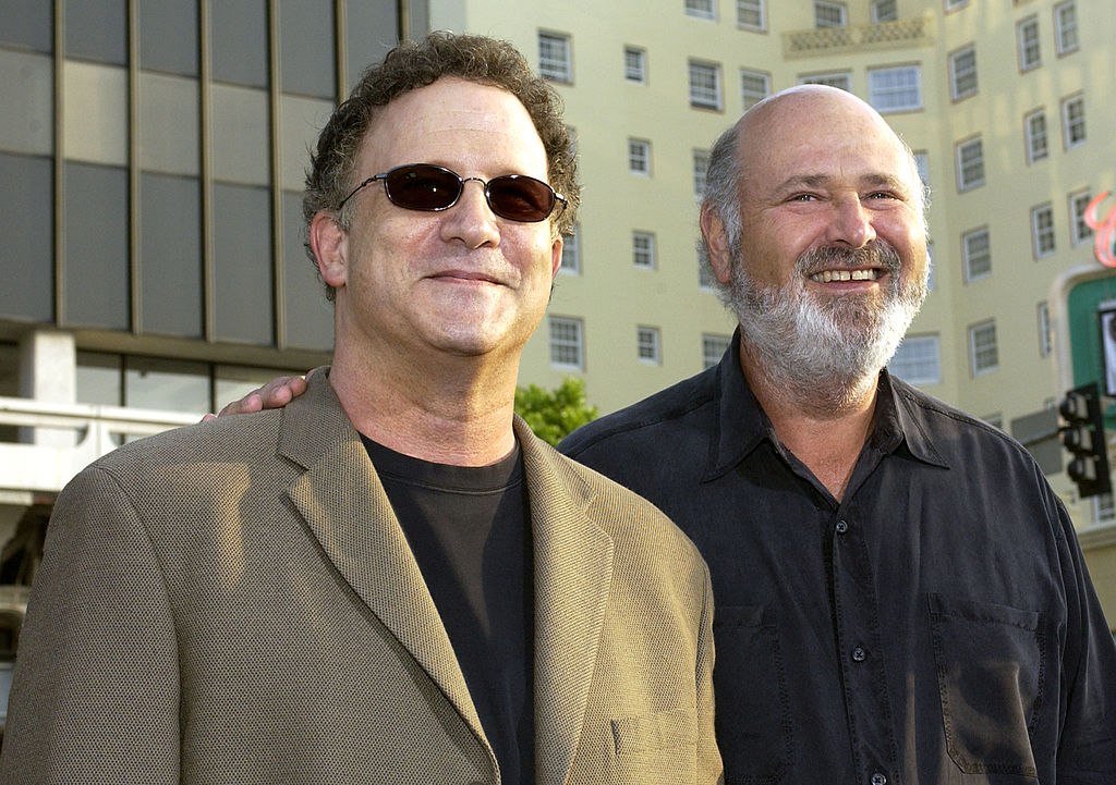 Albert Brooks and Rob Reiner, director during "Alex and Emma" - World Premiere, Hollywood - Red Carpet at Mann's Chinese Theatre in Hollywood, California, United States