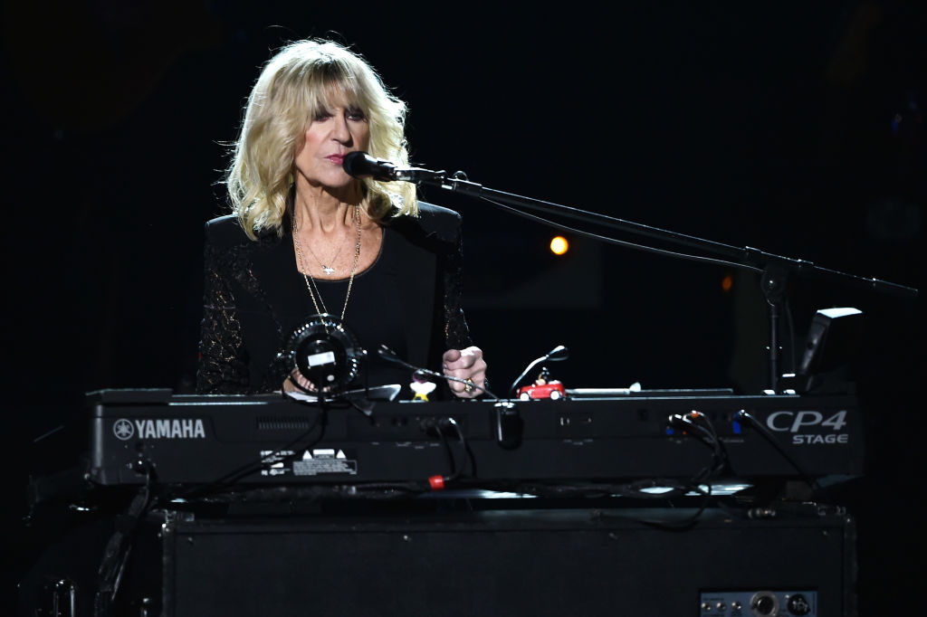 NEW YORK, NY - JANUARY 26: Honoree Christine McVie of music group Fleetwood Mac performs onstage during MusiCares Person of the Year honoring Fleetwood Mac at Radio City Music Hall on January 26, 2018 in New York City