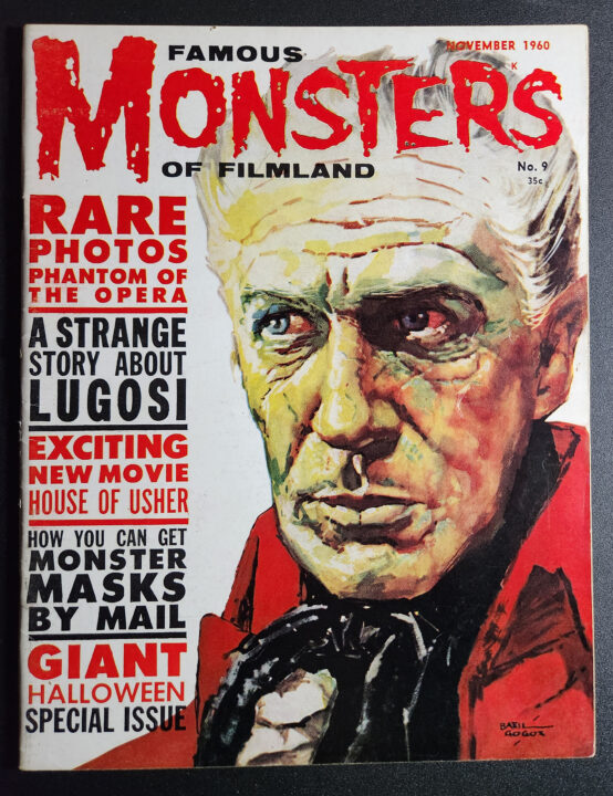 Famous Monsters 9, first cover by Basil Gogos