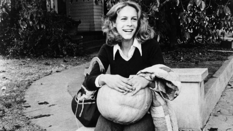 HALLOWEEN, Jamie Lee Curtis, 1978.