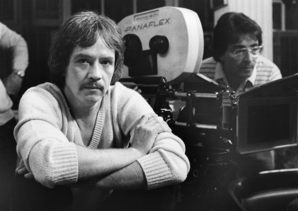 CHRISTINE, director John Carpenter, on-set, 1983