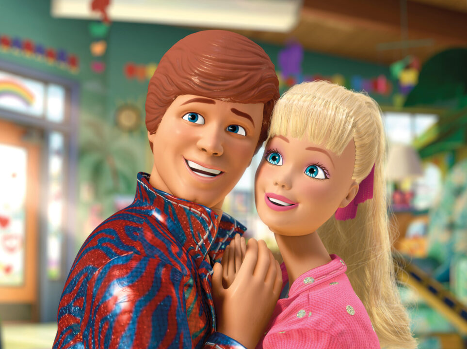 TOY STORY 3, from left: Ken (voice: Michael Keaton), Barbie (voice: Jodi Benson), 2010
