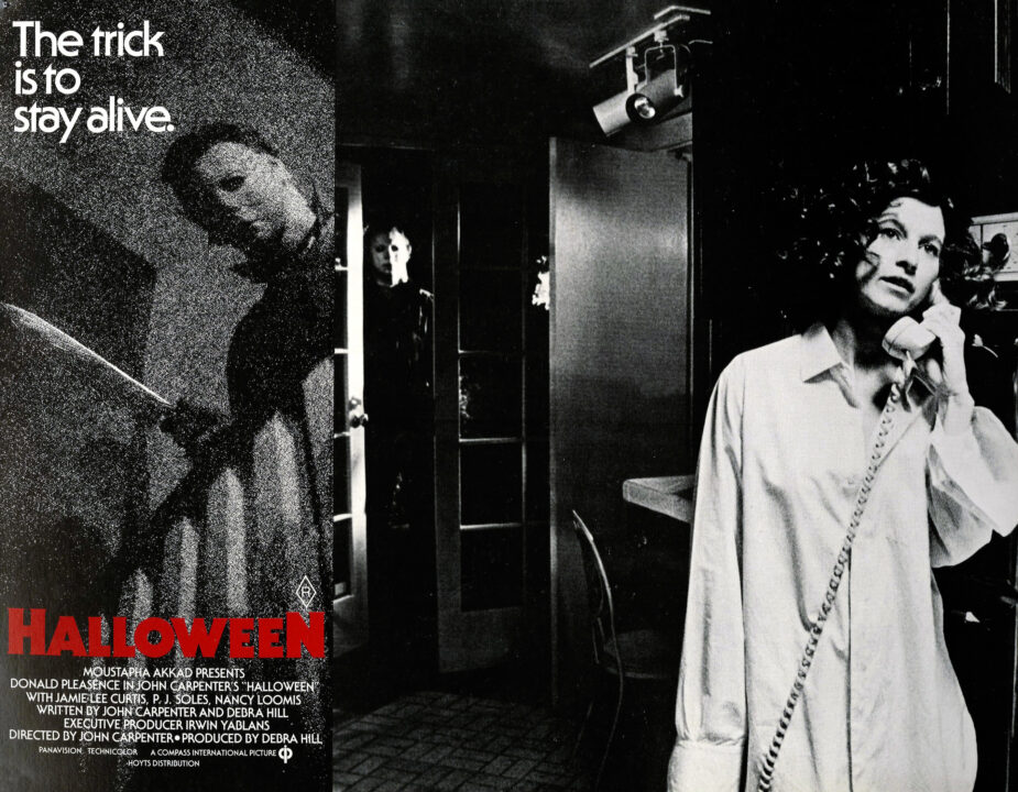 HALLOWEEN, Australian lobbycard, from left: Nick Castle, Nancy Kyes, 1978