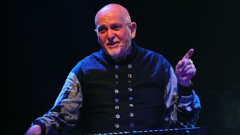 NEW YORK, NEW YORK - SEPTEMBER 18: Peter Gabriel performs at Madison Square Garden on September 18, 2023 in New York City