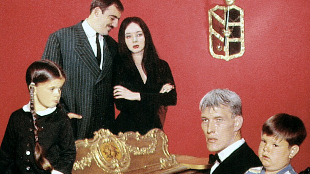 THE ADDAMS FAMILY, Lisa Loring, John Astin, Carolyn Jones, Ted Cassidy, Ken Weatherwax, 1964-1966