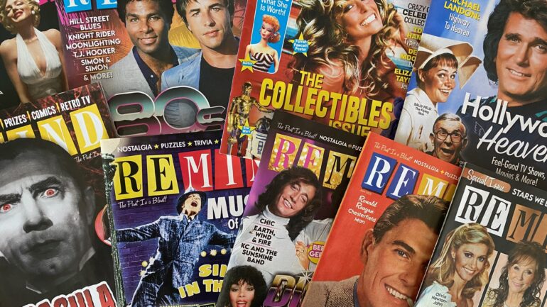 ReMIND Magazine Rummage Sale, variety of covers