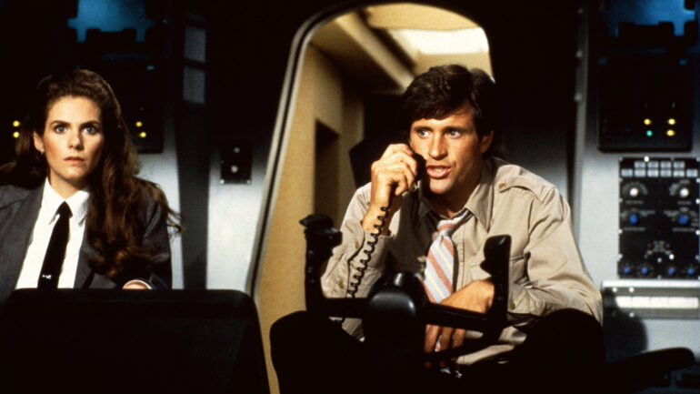 AIRPLANE!, Julie Hagerty, Robert Hays, 1980,