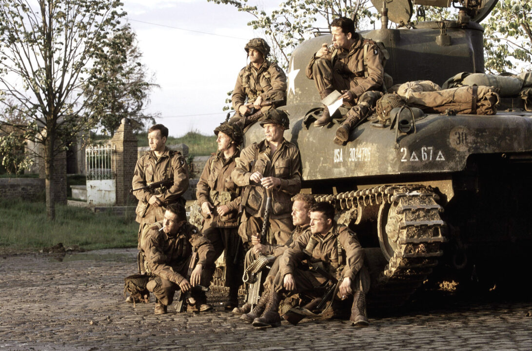 BAND OF BROTHERS, Philip Barantini, Ross McCall, Scott Grimes, Donnie Wahlberg, Kirk Acevedo, Neal McDonough, Adam James, Frank John Hughes, 2001