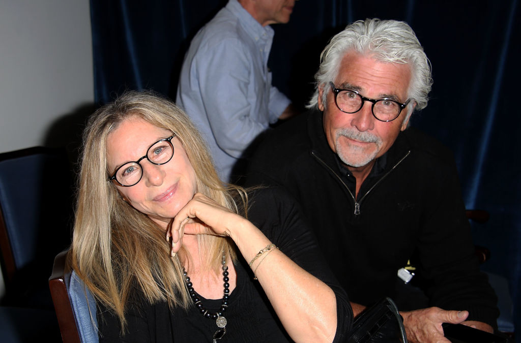EAST HAMPTON, NY - JULY 06: Barbra Streisand and James Brolin attend the "And So It Goes" premiere at Guild Hall on July 6, 2014 in East Hampton, New York.