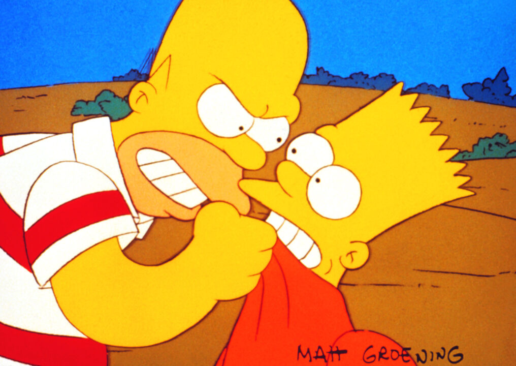 THE SIMPSONS, Homer Simpson, Bart Simpson, (1990), 1989-.