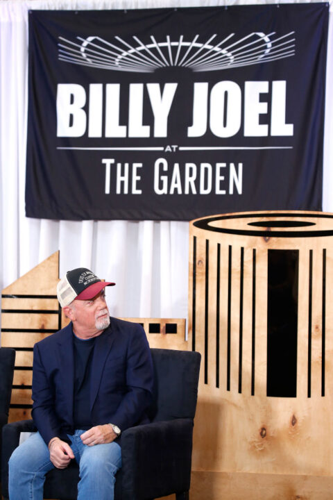 NEW YORK, NEW YORK - JUNE 01: Billy Joel attends as MSG Entertainment and Billy Joel make a special franchise announcement at Chase Square at Madison Square Garden on June 01, 2023 in New York City