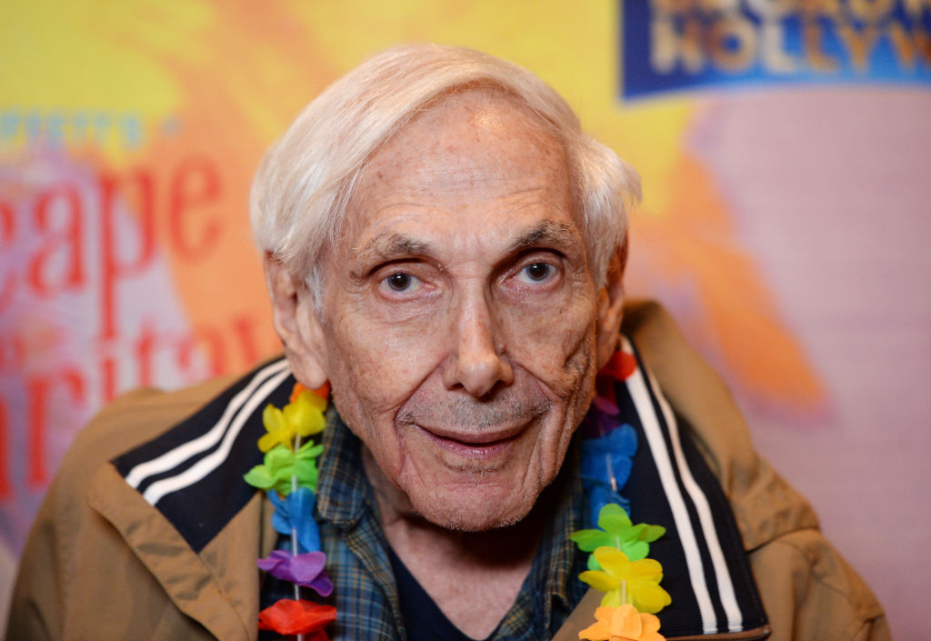 HOLLYWOOD, CALIFORNIA - FEBRUARY 18: Puppeteer Marty Krofft arrives at Jimmy Buffett's "Escape To Margaritaville" L.A. Premiere Engagement at the Dolby Theatre on February 18, 2020 in Hollywood, California