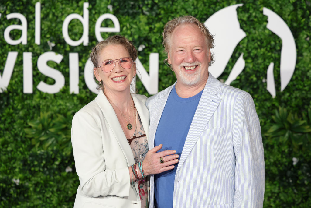 MONTE-CARLO, MONACO - JUNE 20: Melissa Gilbert and her husband Timothy Busfield attend the "Busfiled/Gilbert" photocall during the 62nd Monte Carlo TV Festival on June 20, 2023 in Monte-Carlo, Monaco