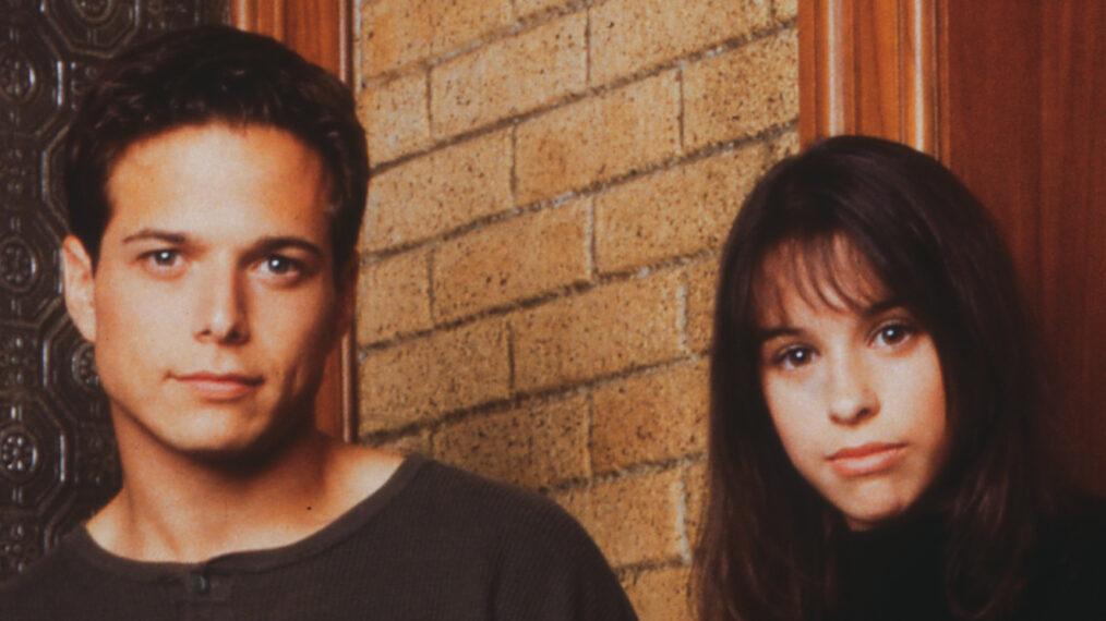PARTY OF FIVE, Scott Wolf and Lacey Chabert, 1994-2000.