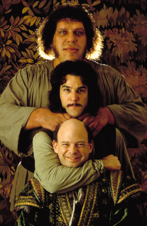 THE PRINCESS BRIDE, Andre the Giant, Mandy Patinkin, Wallace Shawn, 1987 