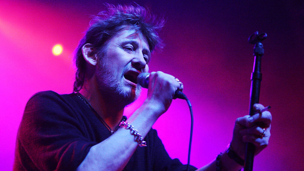NEW YORK - MARCH 13: Singer Shane Macgowan of The Pogues performs at Roseland Ballroom on March 13, 2009 in New York City