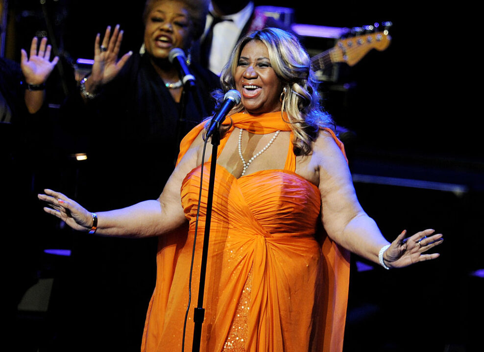 LOS ANGELES, CA - JULY 25: Singer Aretha Franklin performs at the Nokia Theatre L.A. Live on July 25, 2012 in Los Angeles, California