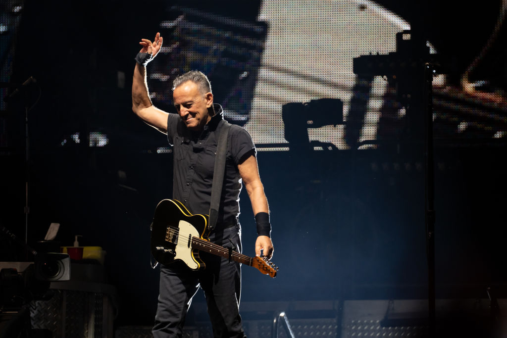 EAST RUTHERFORD, NEW JERSEY - AUGUST 30: Bruce Springsteen performs at MetLife Stadium on August 30, 2023 in East Rutherford, New Jersey
