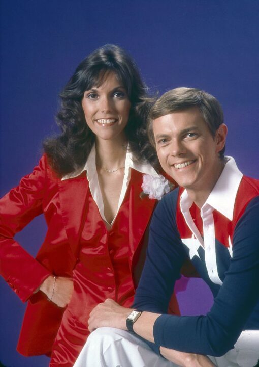 LOS ANGELES - 1977: Singers  Carpenters poses for a portrait in 1977 in Los Angeles, California.  