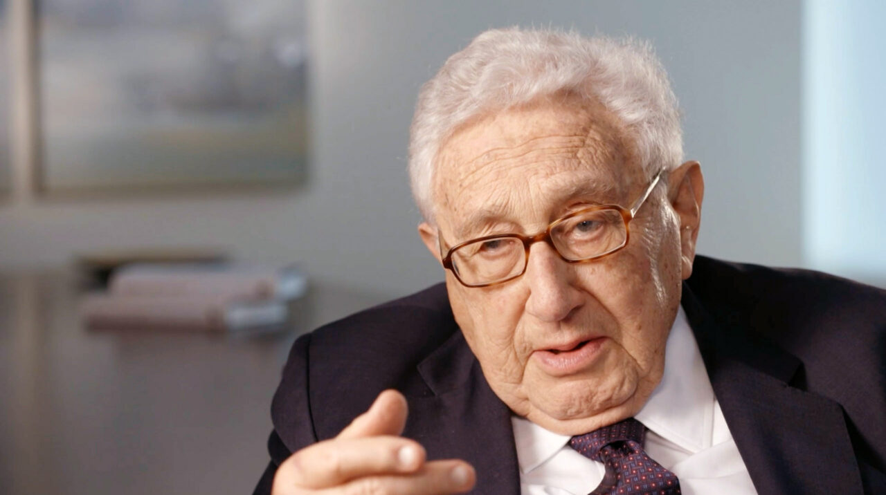 MOYNIHAN, Henry Kissinger, US National Security Adviser, 1969-1975; US Secretary of State, 1973-77. Served with Moynihan under both Nixon and Ford presidencies, 2018.