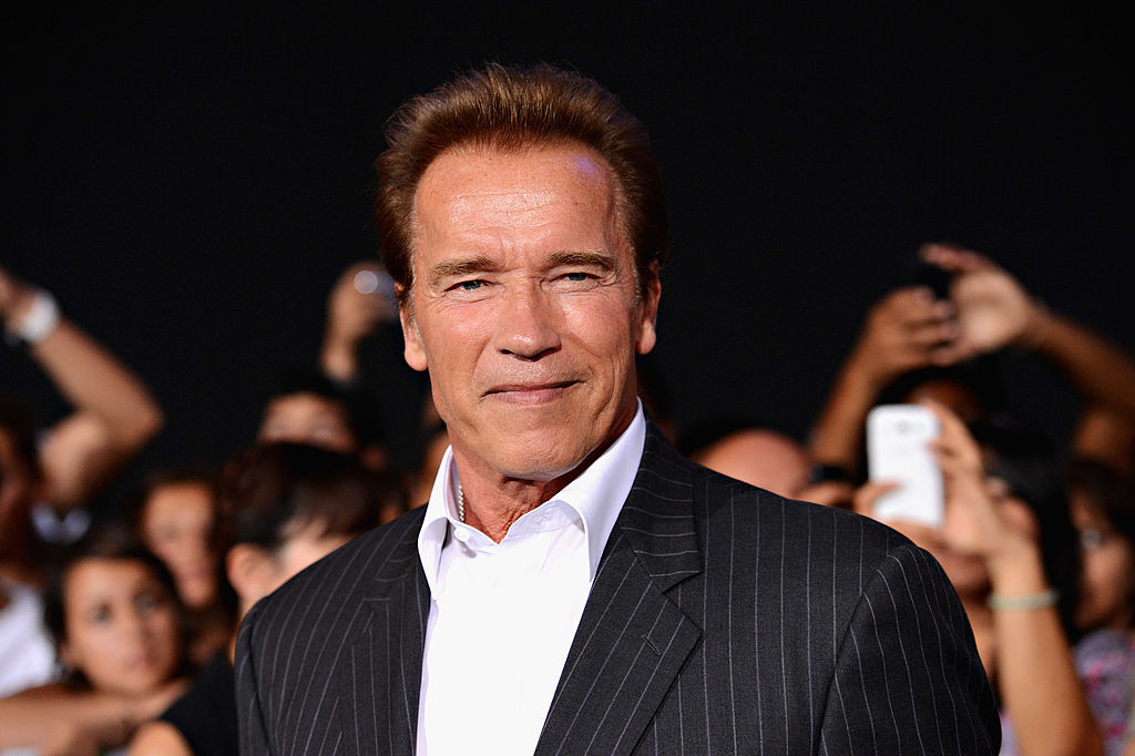 Actor Arnold Schwarzenegger arrives at Lionsgate Films' "The Expendables 2" premiere on August 15, 2012 in Hollywood, California