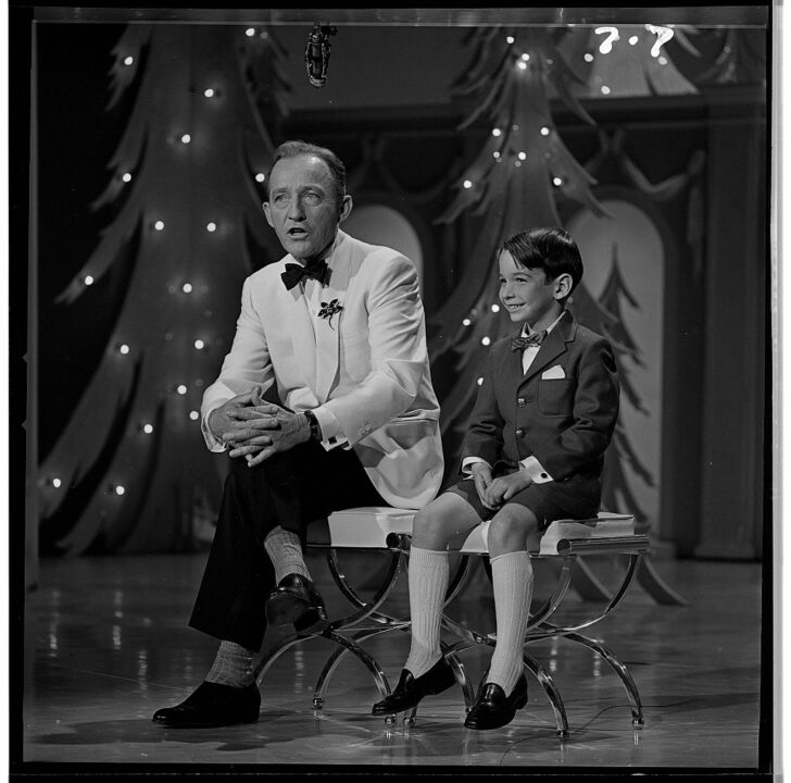 Bing Crosby and son Harry Crosby December 25, 1965