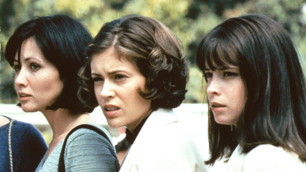 CHARMED, (from left): Shannen Doherty, Alyssa Milano, Holly Marie Combs, 1998-2006.