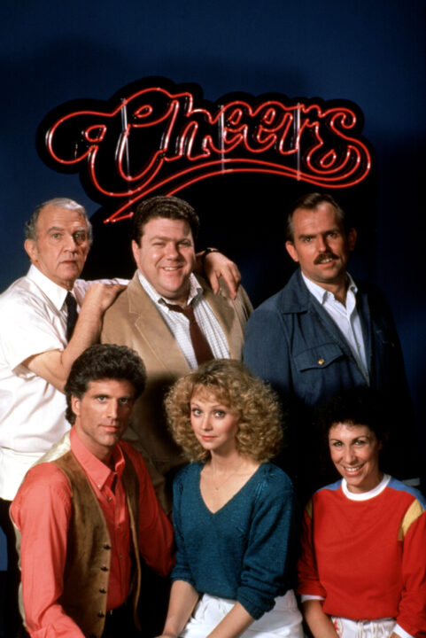 Cheers Nicholas Colasanto, Ted Danson, George Wendt, Shelley Long, John Ratzenberger, Rhea Perlman, 1982-1993, Season 1