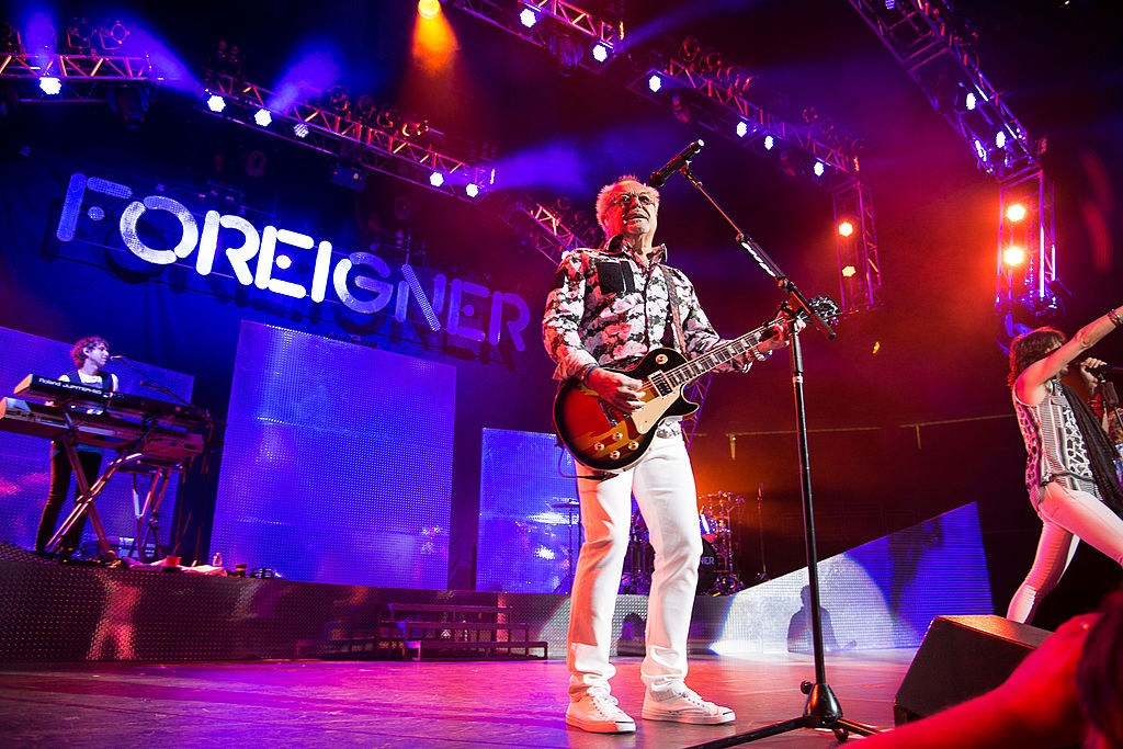Mick Jones of the group Foreigner performs at Prudential Center on June 26, 2014 in Newark, New Jersey