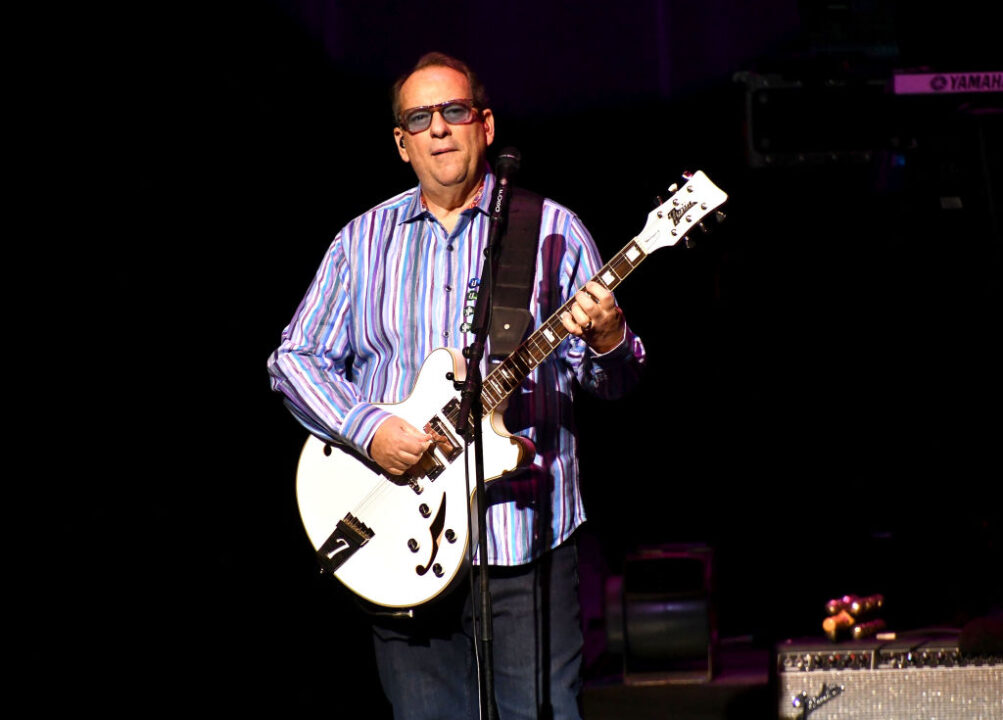 Musician Jeffrey Foskett performs onstage with The Beach Boys at Fred Kavli Theatre on March 3, 2018 in Thousand Oaks, California
