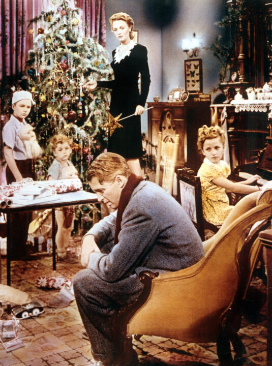 It's a Wonderful Life, Larry Simms, Jimmy Hawkins, Donna Reed, Karolyn Grimes, James Stewart, 1946