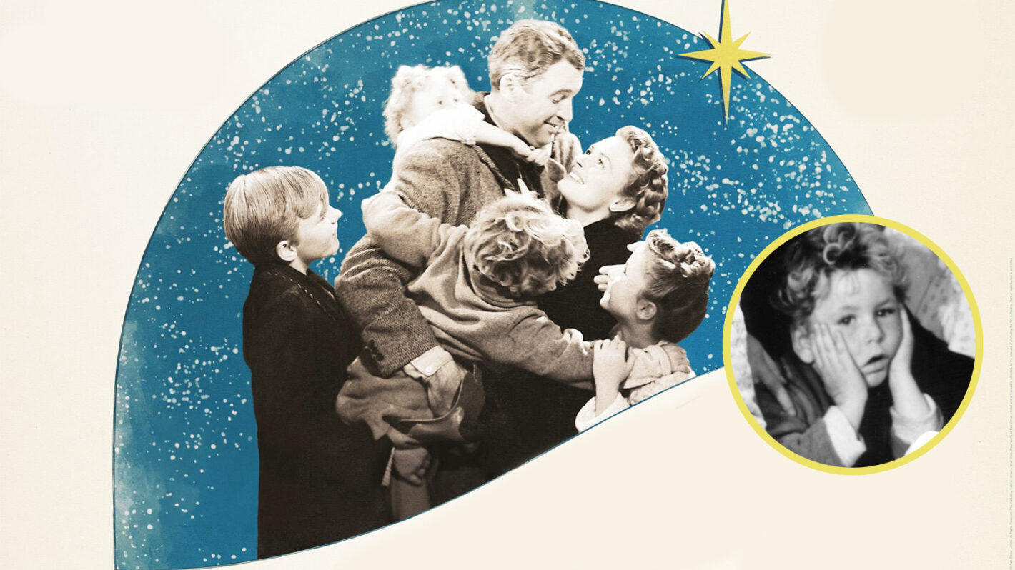 Ciondolo Campana Its A Wonderful Life – Souvenir Del Film, Con Sacchetto Regalo Bedford Falls