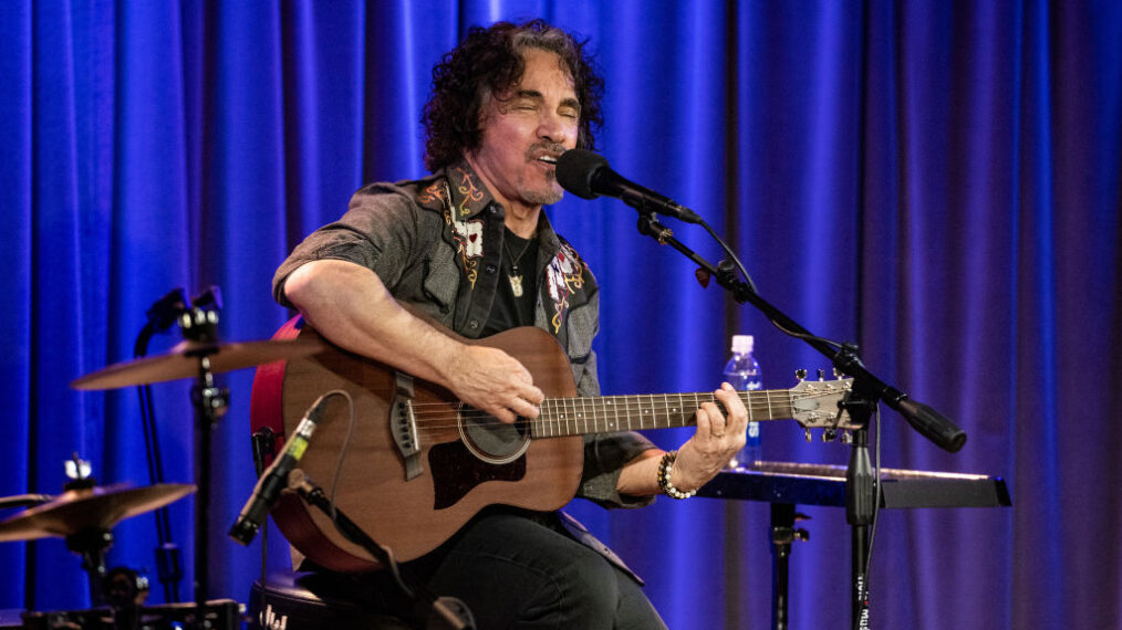 John Oates performs during an evening with John Oates at The GRAMMY Museum on April 12, 2023 in Los Angeles, California