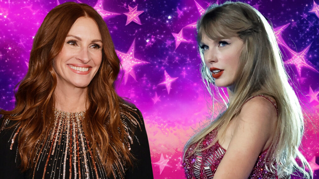 Julia Roberts and Taylor Swift composite