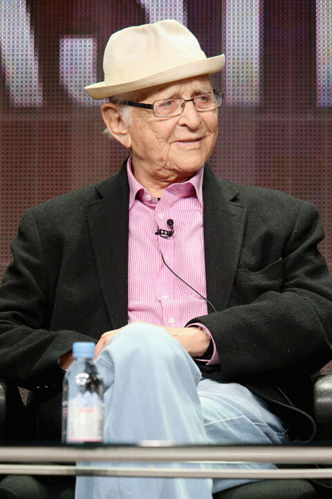 Norman Lear speaks onstage during the 'American Masters: Norman Lear' panel discussion at the PBS portion of the 2015 Summer TCA Tour at The Beverly Hilton Hotel on August 1, 2015 in Beverly Hills, California