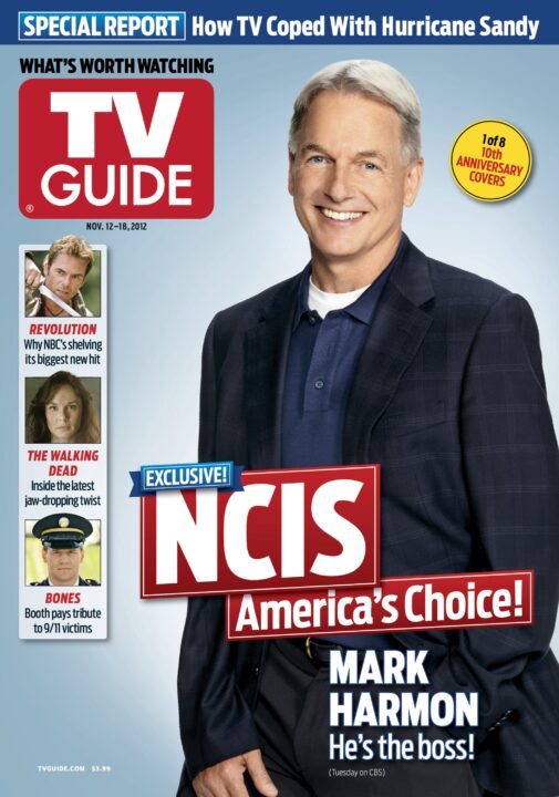 NCIS, Mark Harmon, TV GUIDE cover, November 12-18, 2012