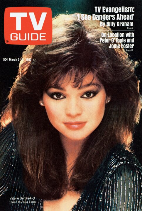 ONE DAY AT A TIME, Valerie Bertinelli, TV GUIDE cover, March 5-11, 1983.