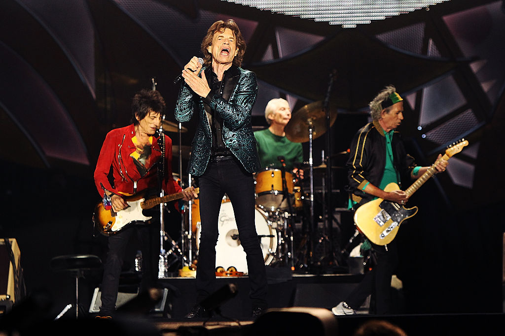 The Rolling Stones perform live at Adelaide Oval on October 25, 2014 in Adelaide, Australia