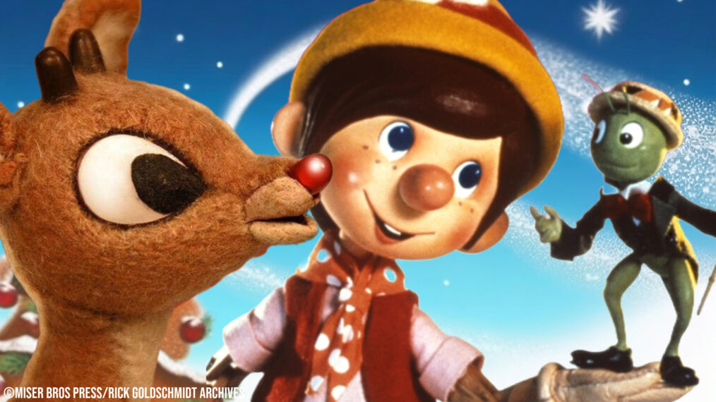 Rudolph and Pinnocio composite image ©Miser Bros Press/Rick Goldschmidt Archives