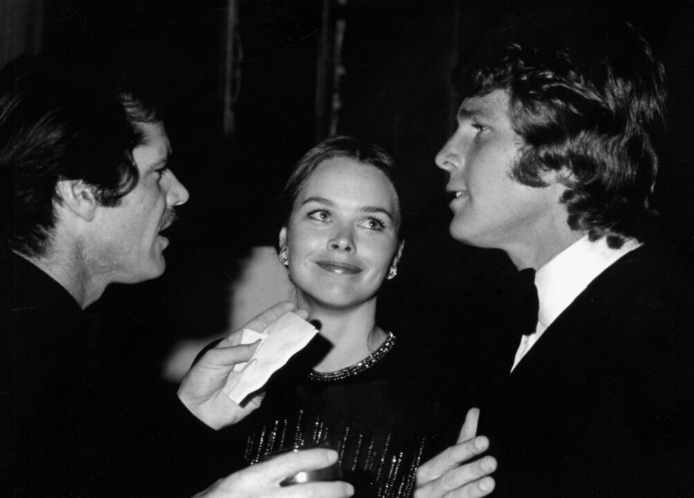 Jack Nicholson, Michelle Phillips, and Ryan O'Neal