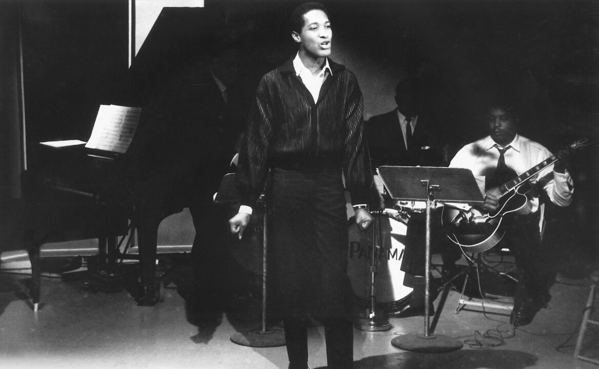 Sam Cooke, singing on TV, circa 1963