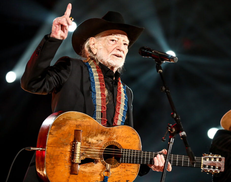 Willie Nelson performs at MusiCares Person of the Year honoring Dolly Parton at Los Angeles Convention Center on February 08, 2019 in Los Angeles, California